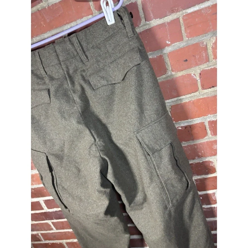 Vintage 60s German Military Bottoms Pants K. Begemann 8405-12-130-5782 Size 32